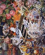 Alexander Yakovlevich GOLOVIN China and Flower oil painting